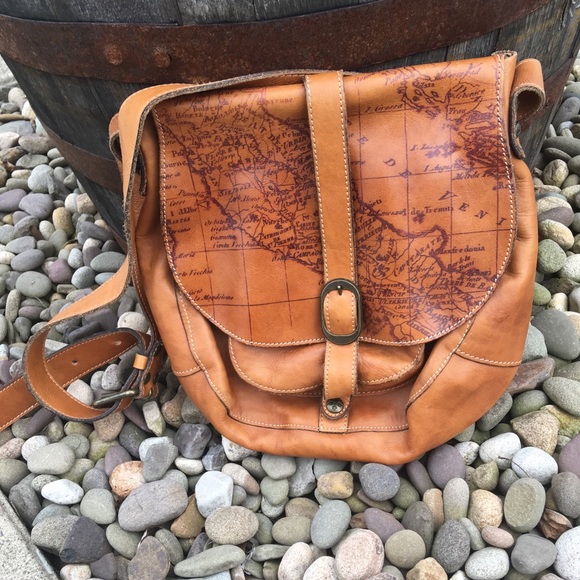 Patricia Nash Handbags - 🌿Patricia Nash | Map Leather Satchel Bag